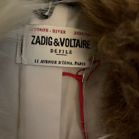 Zadig & Voltaire Fred Fur Coat - Picture 4 of 7